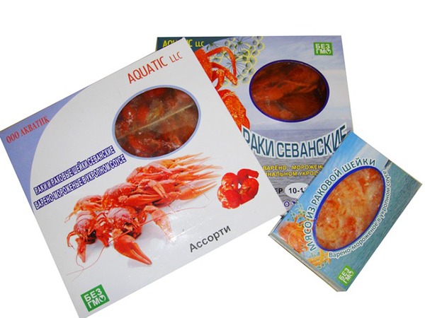 Раки в ассортименте в Ачинске