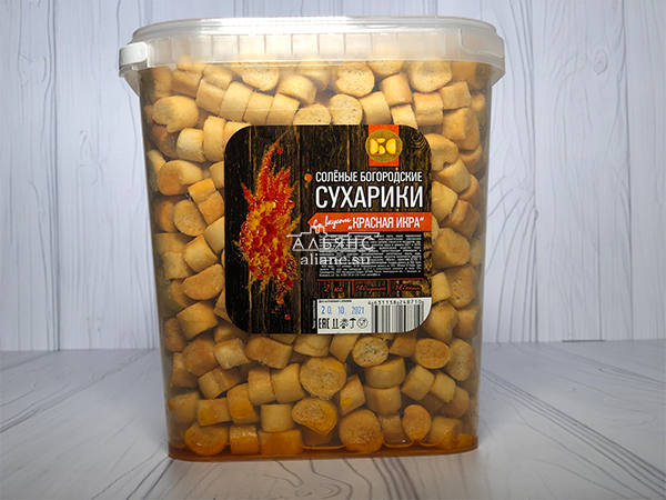 Сухарики с красной икрой в Ачинске