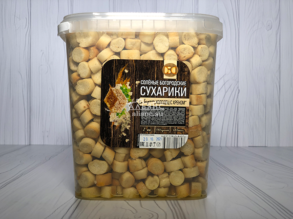 Сухарики с холодцом и хреном в Ачинске