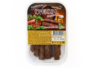 Рыцарское мясо говядины: Сурские гренки Телятина на гриле (100 гр)