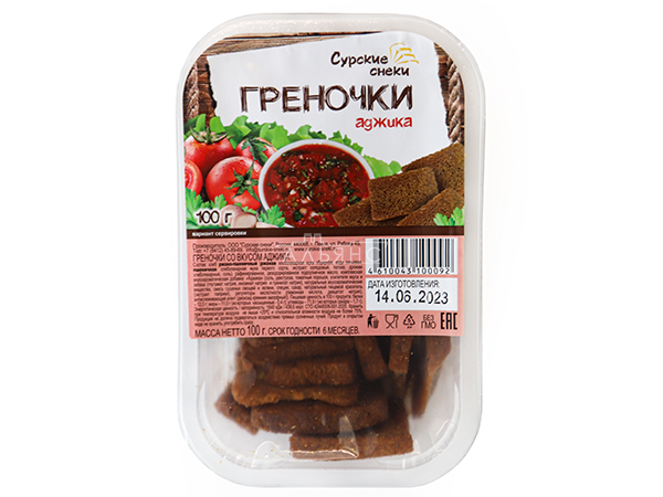 Сурские гренки с Аджикой (100 гр) в Ачинске