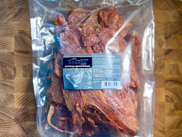 Мясо (АЛЬЯНС) вяленое курица 500гр "С халапеньо" в Ачинске