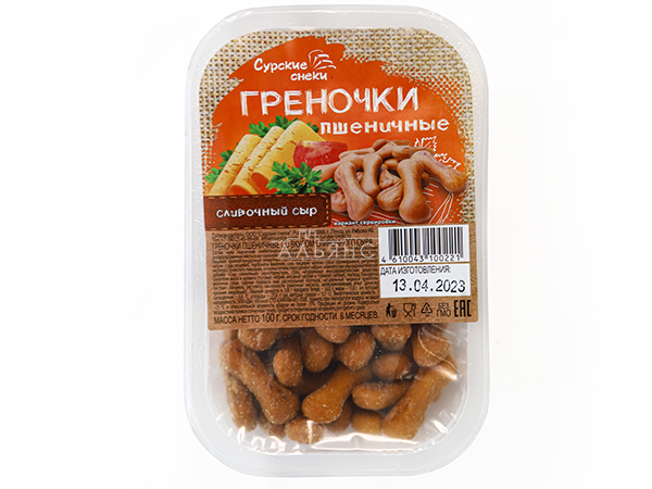 Сурские (ПШЕНИЧНЫЕ) Сливочный сыр (100 гр) в Ачинске