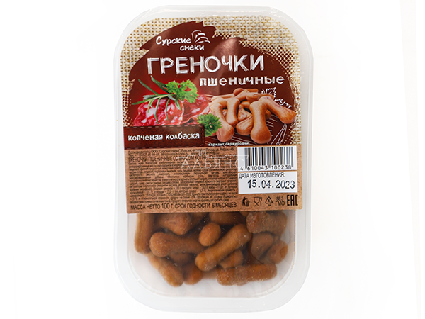Сурские (ПШЕНИЧНЫЕ) Копченая колбаска (100 гр) в Ачинске