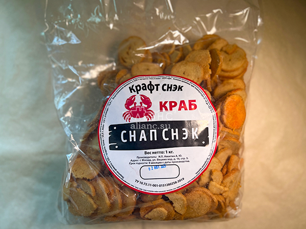 Снапсы ПШЕНИЧНЫЕ "Краб" в Ачинске
