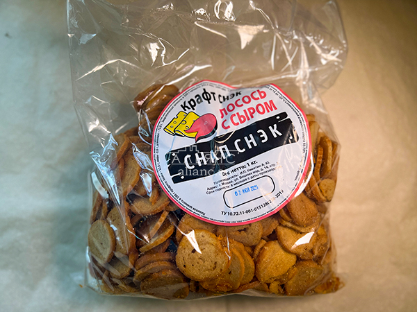 Снапсы ПШЕНИЧНЫЕ "Лосось с сыром" в Ачинске