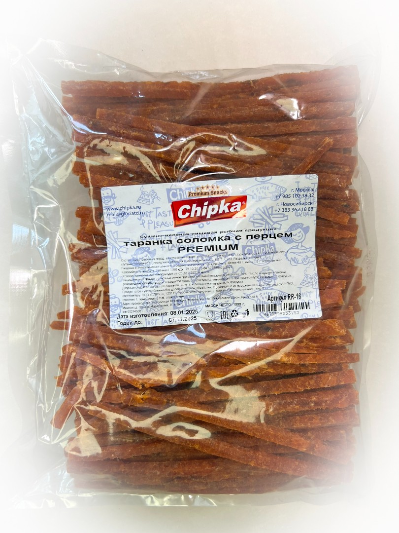 Таранка с перцем (соломка) (Chipka ПРЕМИУМ) в Ачинске