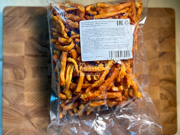 Нитка ЖАРЕНАЯ  Oktobersnack1 кг (сырный продукт) в Ачинске