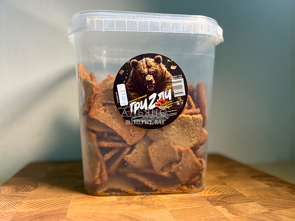 Ведро Ржаные гренки со вкусом Крылышки Барбекю (1 кг) в Ачинске