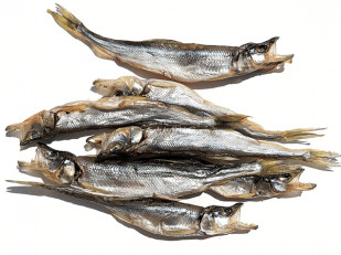 Чипсы из лаваша: Корюшка (мелкая) вяленая (Камчатка)