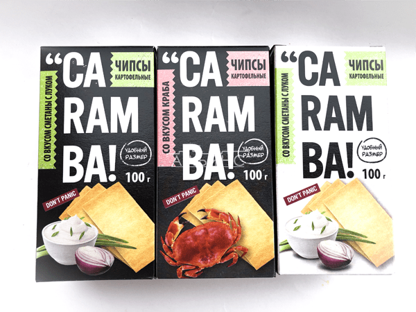 Чипсы "CARAMBA" ассорти 100 гр. в Ачинске