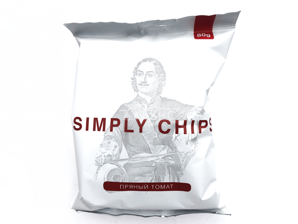 Картофельные чипсы "Simple chips" Пряный томат 80 гр. в Ачинске